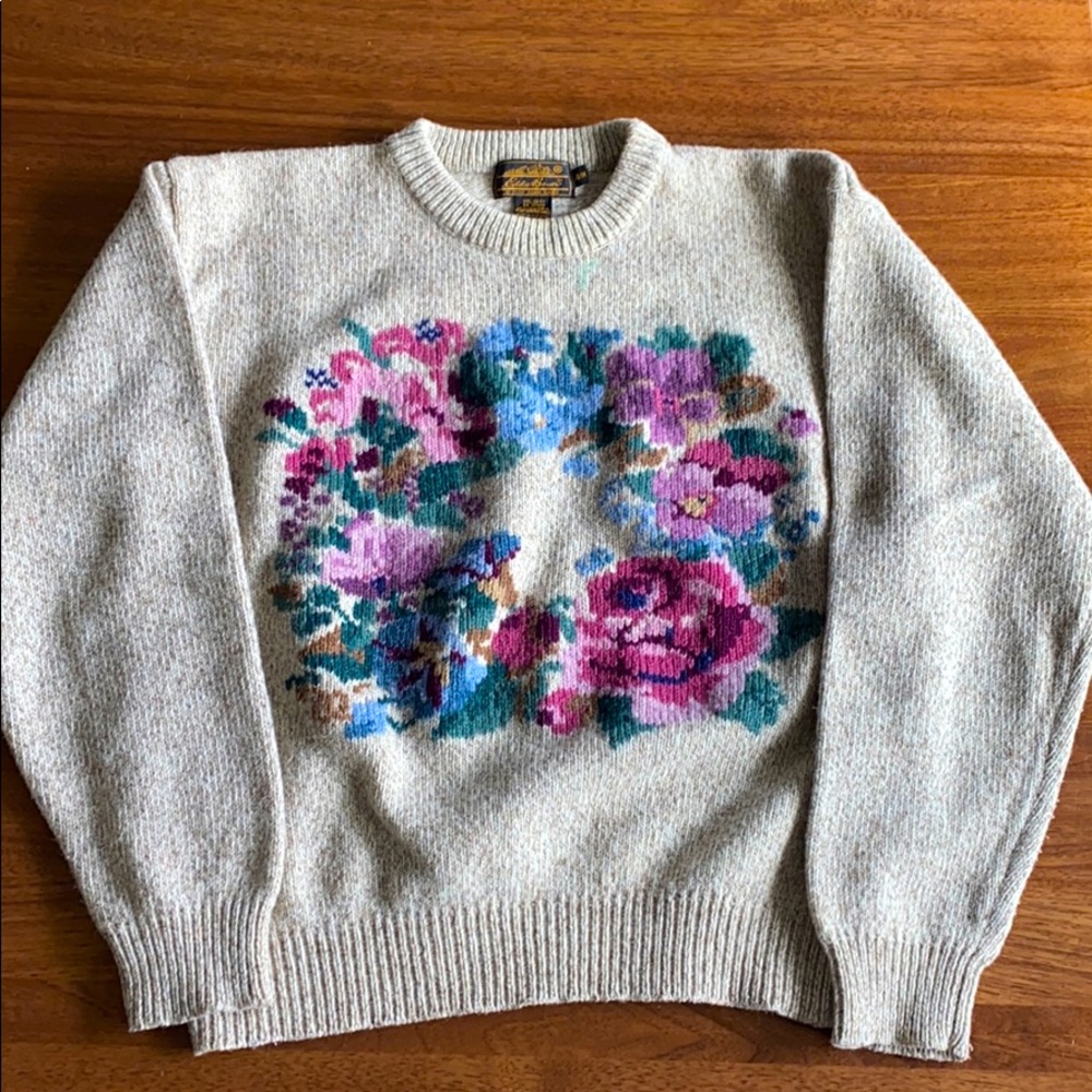 Vintage Wool Blend Eddie Bauer Sweater